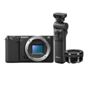 Sony ZV-E10 + 16-50mm + Bluetooth Vlogging-Griff GP-VPT2BT - dlsr camera store